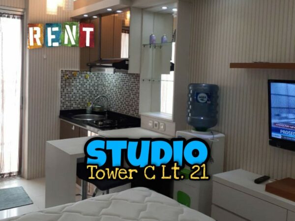 Disewakan Apartemen Bassura City Tower Cattleya Studio Furnished Lantai 21