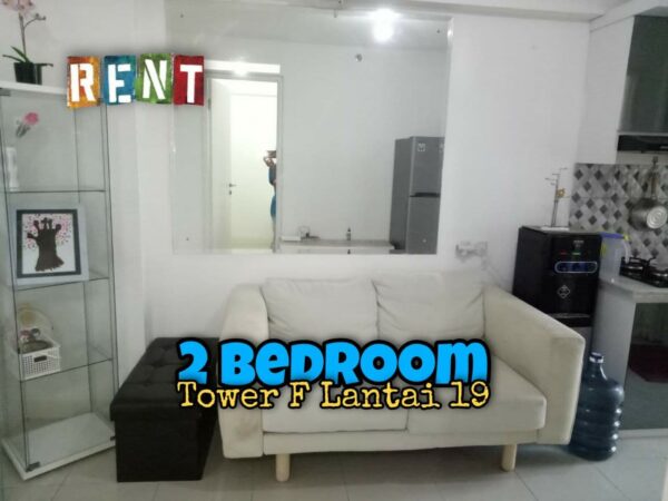 Disewakan 2 Bedroom Furnished Lantai 19 Tower Flamboyan Apartemen Bassura City